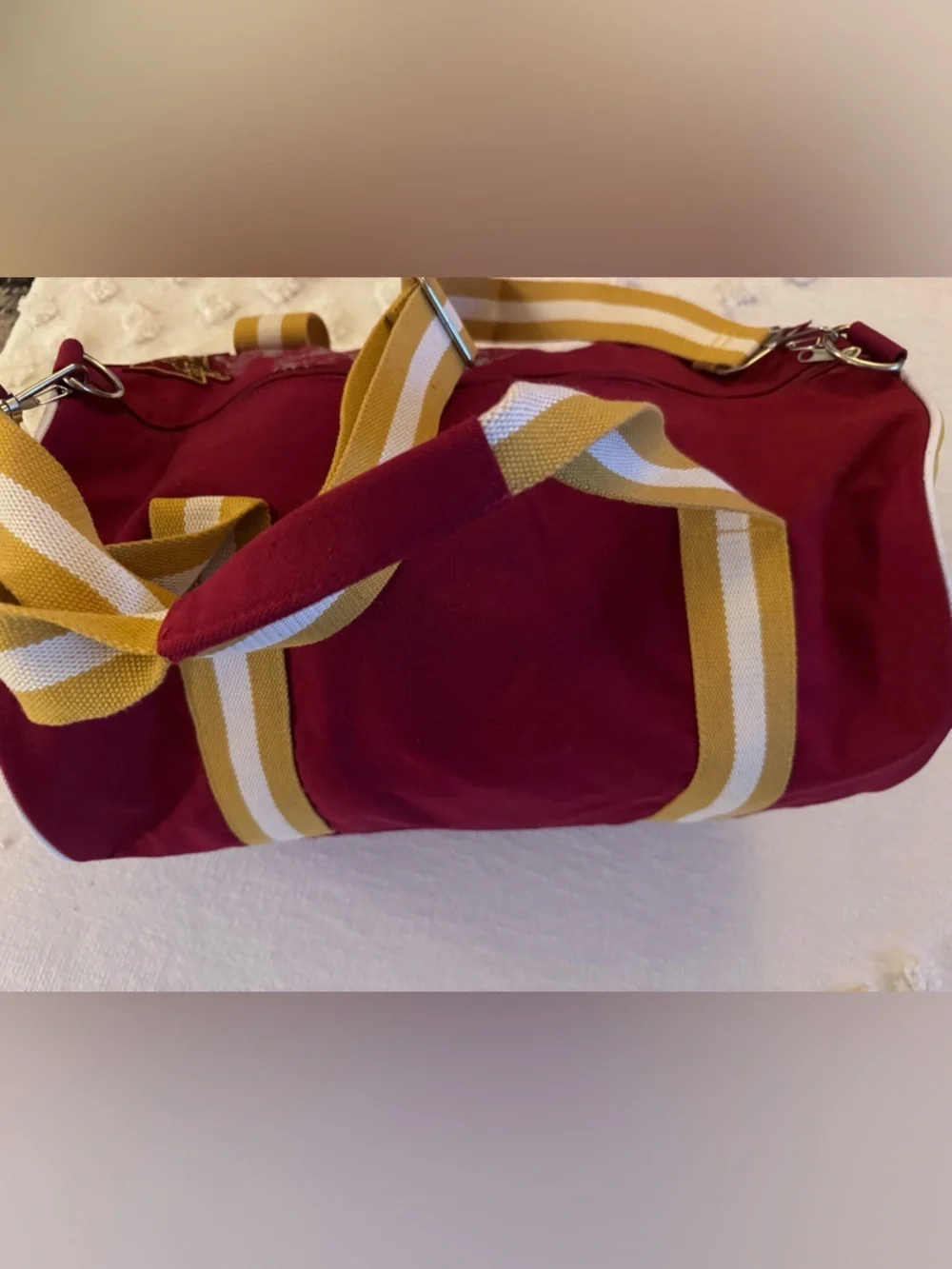 UNIVERSAL STUDIOS HARRY'S QUIDDITCH TEAM NUMBER 07 DUFFLE BAG
